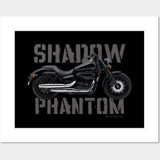 Honda Shadow Phantom 19 black, s Posters and Art